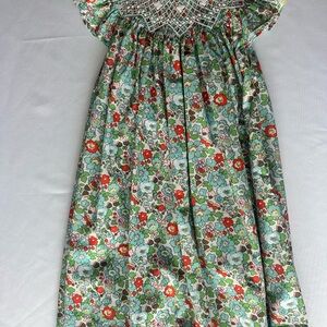 Floral Kids Casual Dress - Multicolor